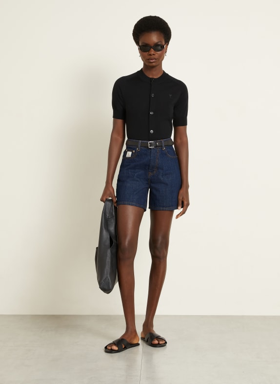 AMI PARIS Jeansshorts 402 INDIGO