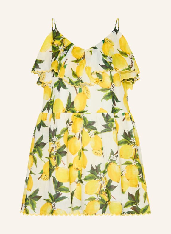 MRS & HUGS šaty ŽLUTÁ / ZELENÁ / BÍLÁ