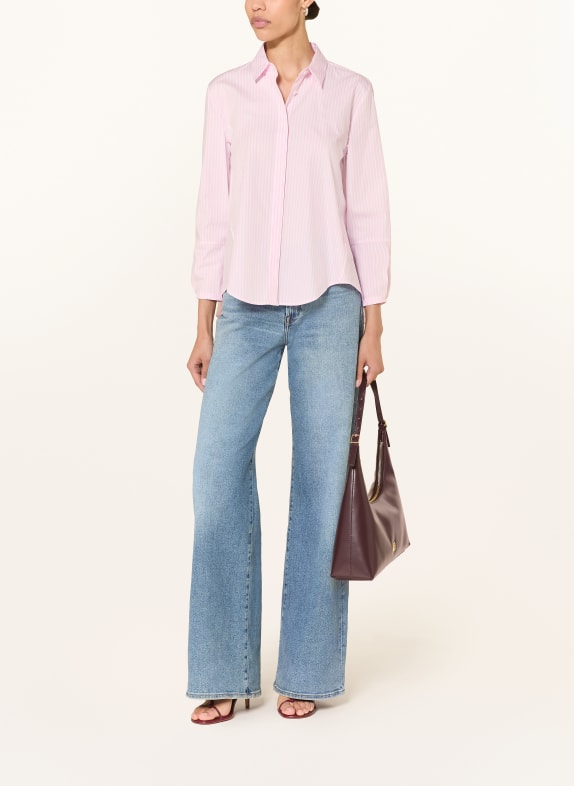 ROBERT FRIEDMAN shirt blouse PINK / WHITE