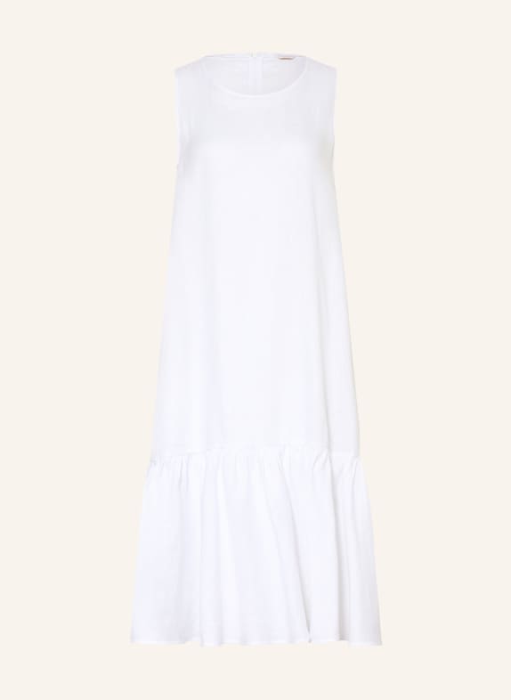 ROBERT FRIEDMAN KARENL linen dress WHITE