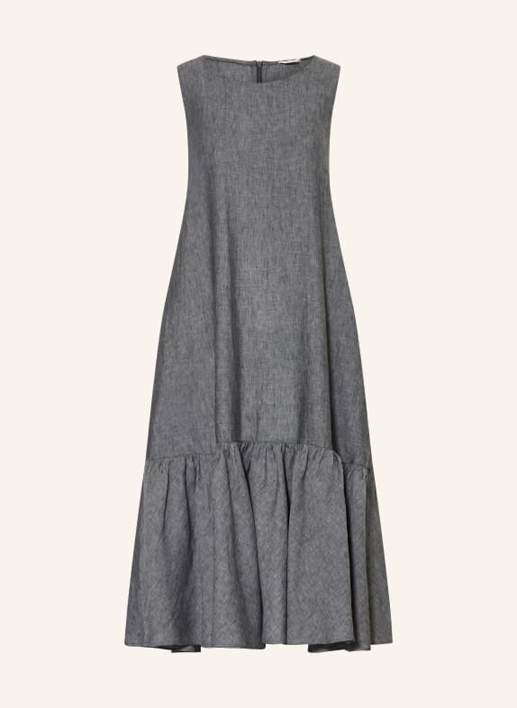 ROBERT FRIEDMAN KARENL linen dress DARK GRAY