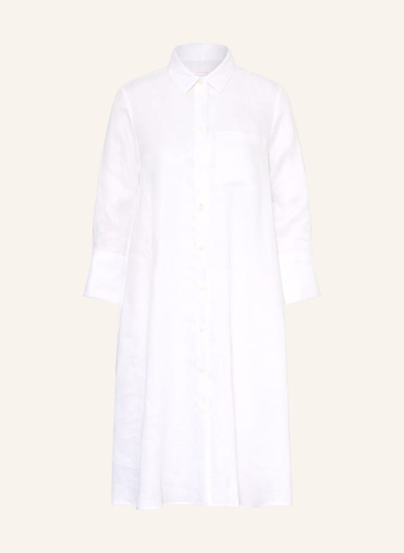 ROBERT FRIEDMAN Linen shirt dress WHITE