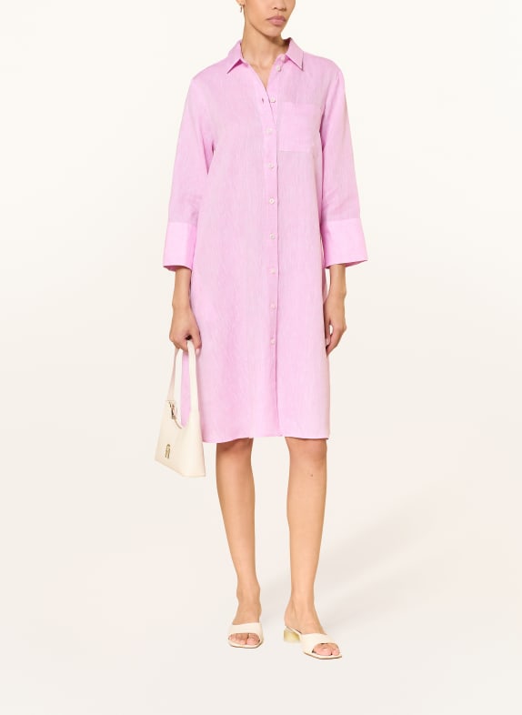 ROBERT FRIEDMAN Linen shirt dress PINK