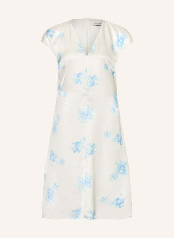 TIGER OF SWEDEN Satinkleid ERINA ECRU / HELLBLAU