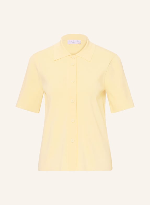 TIGER OF SWEDEN Pletená halenka HAZEL TMAVĚ ŽLUTÁ