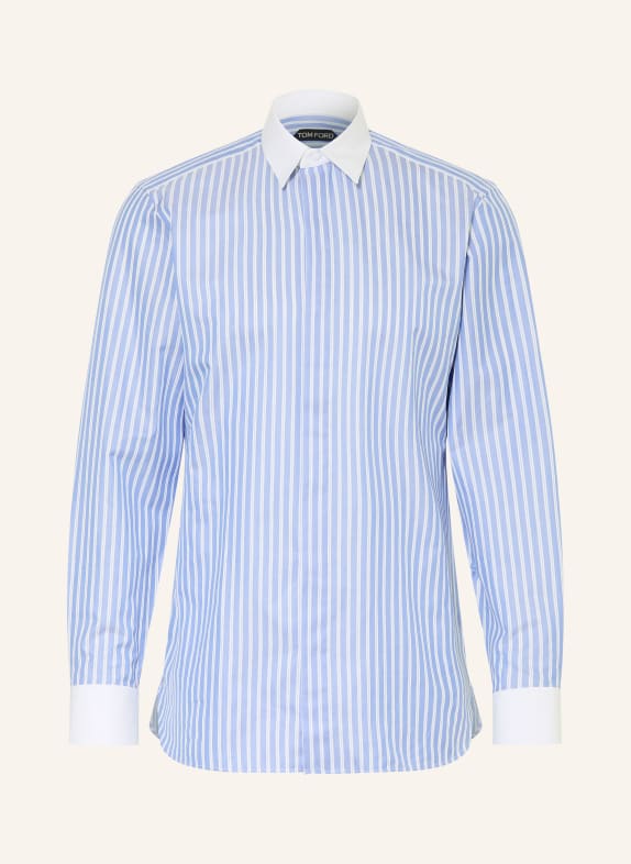 TOM FORD Chemise Slim Fit BLEU CLAIR / BLANC