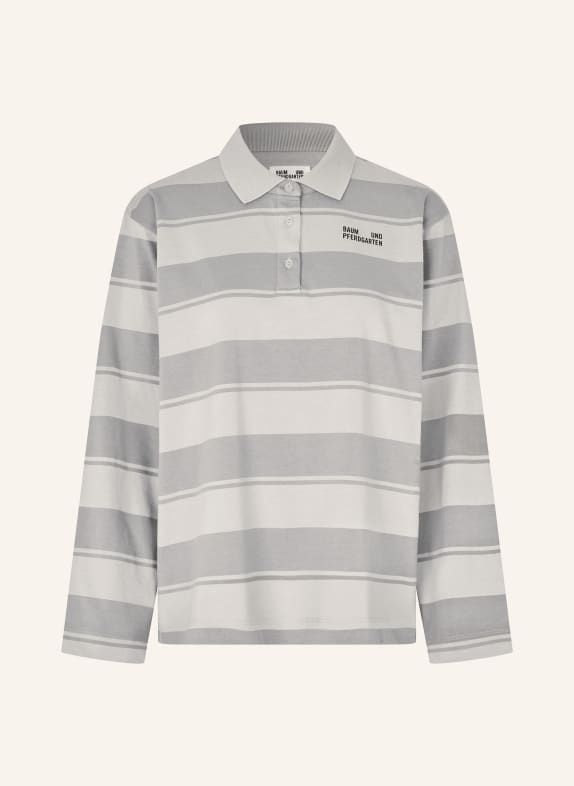 BAUM UND PFERDGARTEN Jersey-Poloshirt JEANNE GRAU / HELLGRAU