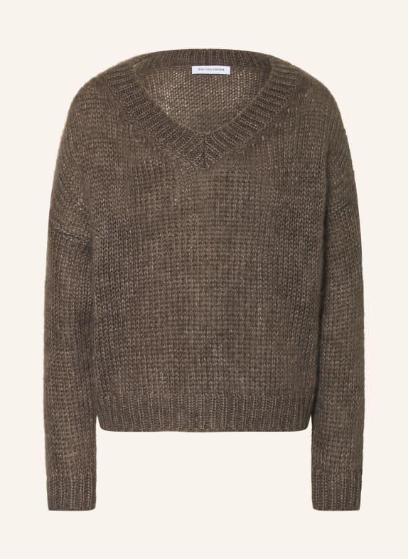 IRIS von ARNIM LAMEGO sweater with mohair and silk TAUPE