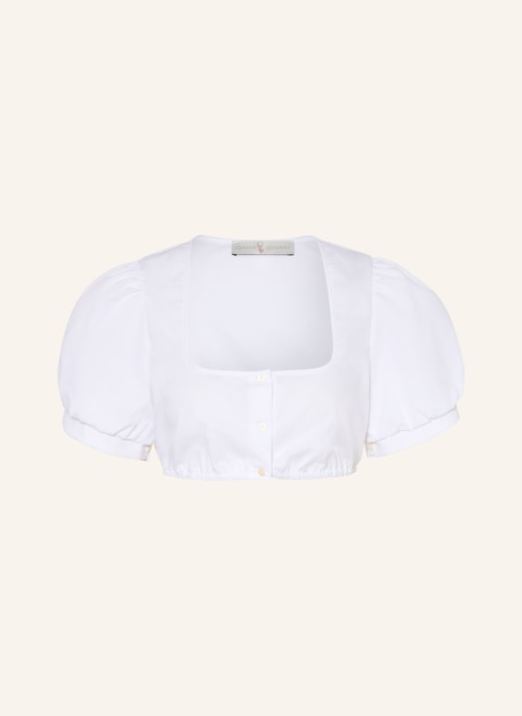 Johann & Johanna dirndl blouse WHITE