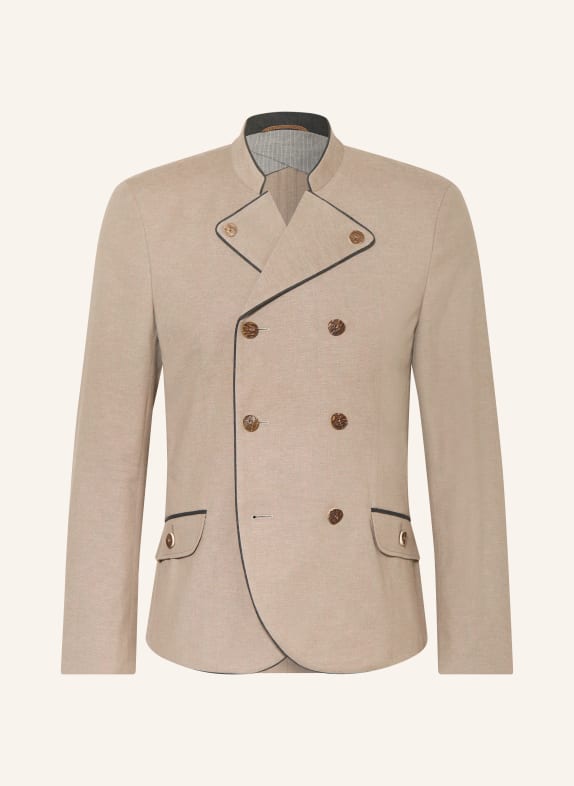 Grasegger Janker NAUDERS mit Leinen BEIGE / DUNKELGRAU