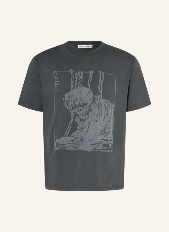 OUR LEGACY T-Shirt DUNKELGRAU / GRAU