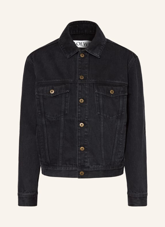 LOEWE kurtka dżinsowa 1100 BLACK