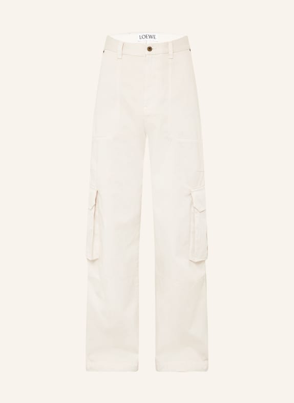 LOEWE Regular fit cargo pants ECRU