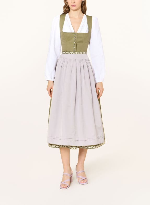 SPORTALM Dirndlblouse NIVIN met opengewerkte kant WIT