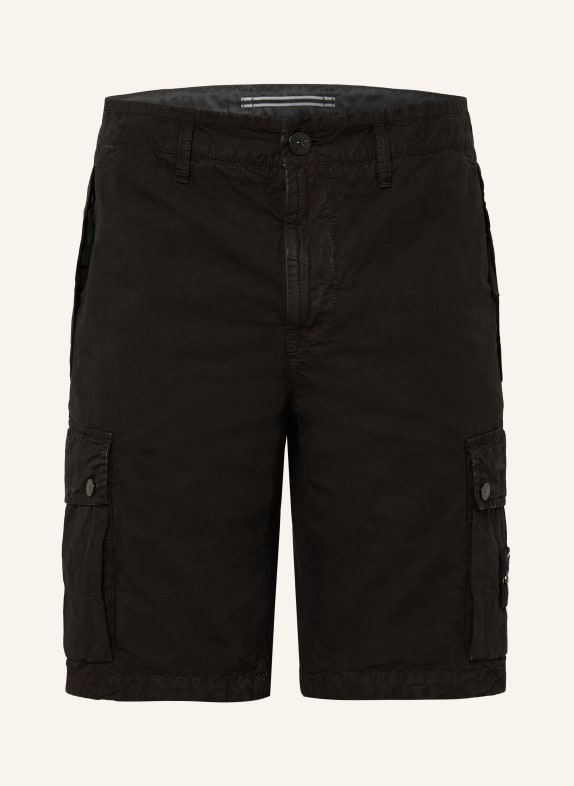 STONE ISLAND Cargoshorts SCHWARZ