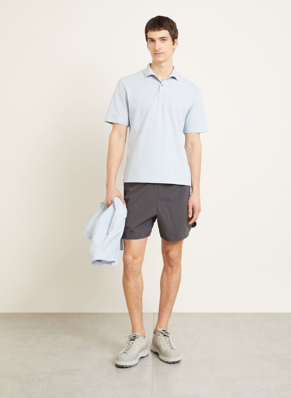 STONE ISLAND Piqué poloshirt STELLINA LICHTBLAUW