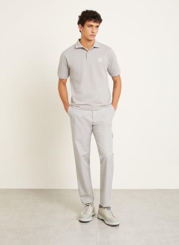 STONE ISLAND Piqué poloshirt GHOST LICHTGRIJS