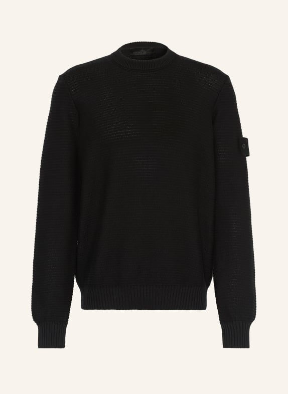 STONE ISLAND GHOST sweater BLACK