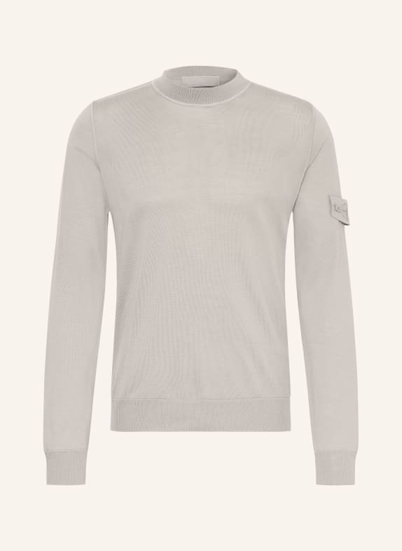 STONE ISLAND GHOST sweater LIGHT GRAY