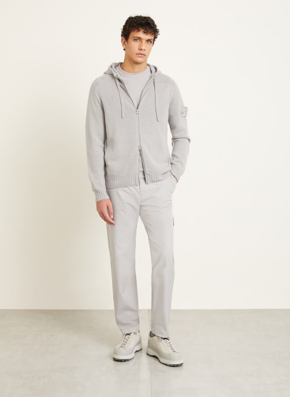STONE ISLAND Vest GHOST van kasjmier LICHTGRIJS