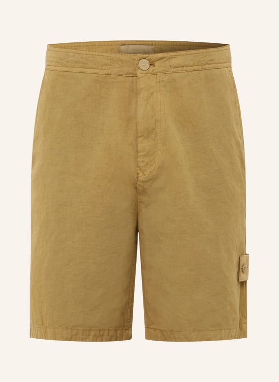 STONE ISLAND GHOST shorts CAMEL