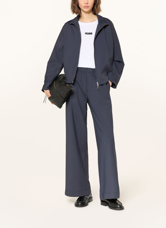 MRS & HUGS Overjacket DONKERBLAUW