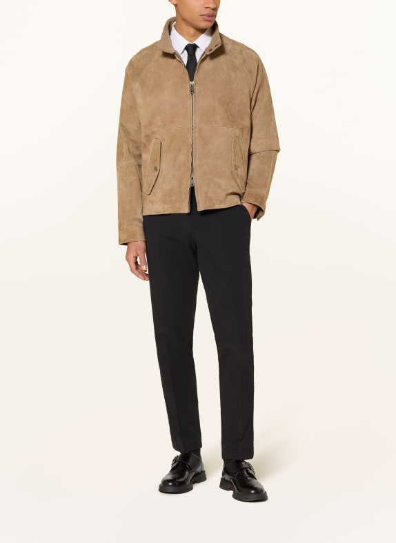 HUGO Slim fit pantalon 001 BLACK