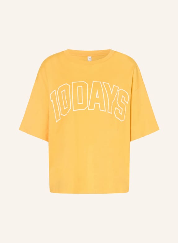 10DAYS T-Shirt GELB / WEISS
