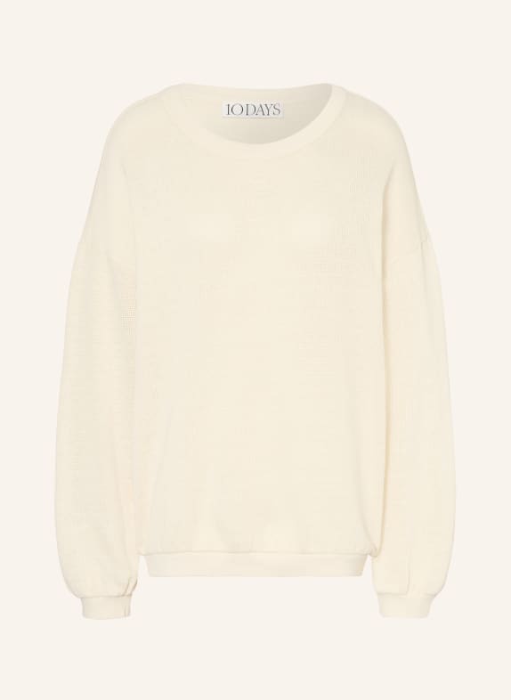 10DAYS Oversized-Sweatshirt ECRU