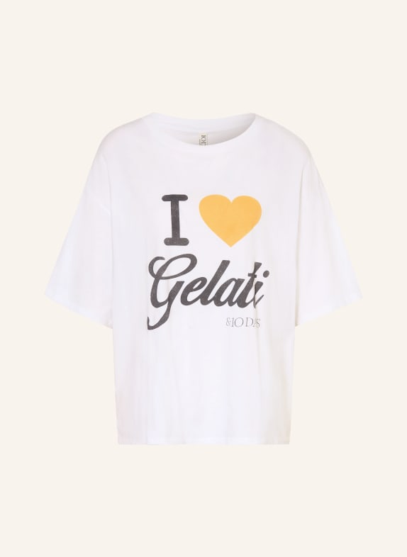 10DAYS T-Shirt CREME / GELB / SCHWARZ