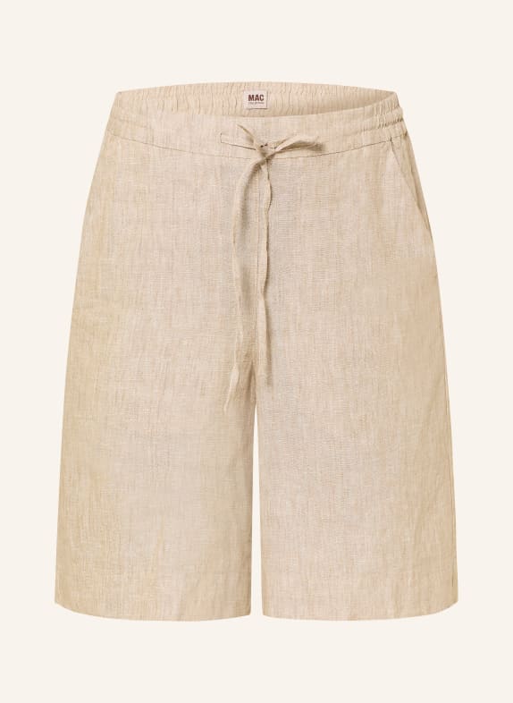 MAC SANNY linen shorts BEIGE