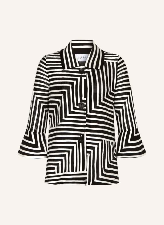 Joseph Ribkoff Hemdbluse mit 3/4-Arm SCHWARZ / CREME