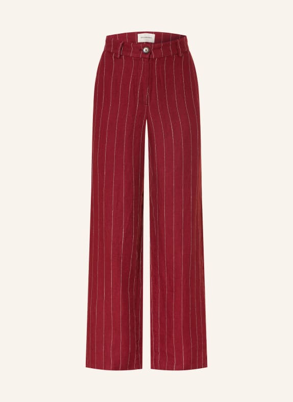 MSCH COPENHAGEN Pantalon Marlene MSCHFRANCISKA ROUGE FONCÉ