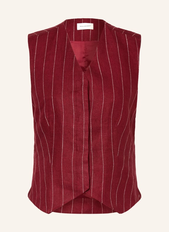 MSCH COPENHAGEN Blazer vest MSCHFRANCISKA DARK RED