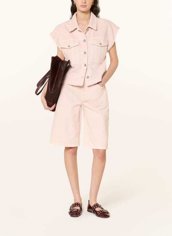 MSCH COPENHAGEN MSCHASPEN IDA denim vest LIGHT PINK