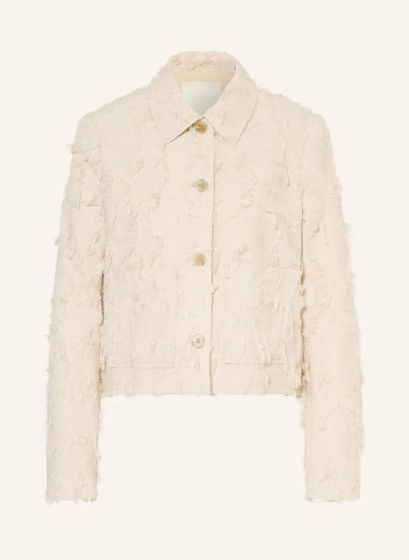 MSCH COPENHAGEN Kurtka z klapami MSCHKORNELIE KREMOWY