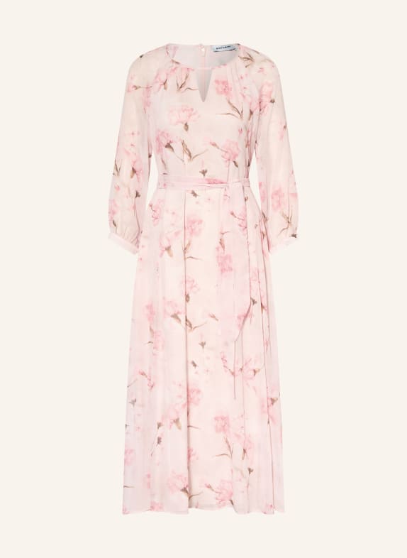 MORE & MORE Kleid mit 3/4-Arm ROSÉ / HELLROT / OLIV