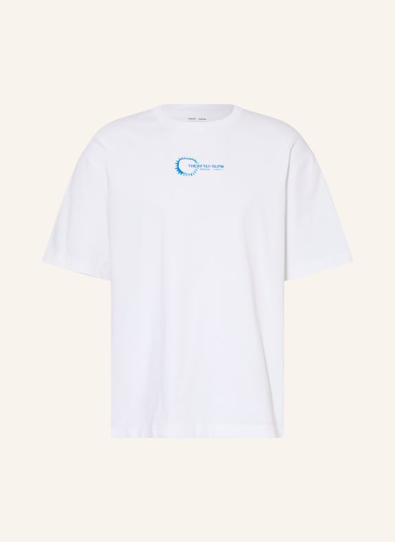 SAMSØE  SAMSØE SASTEVEN T-shirt WHITE / BLUE