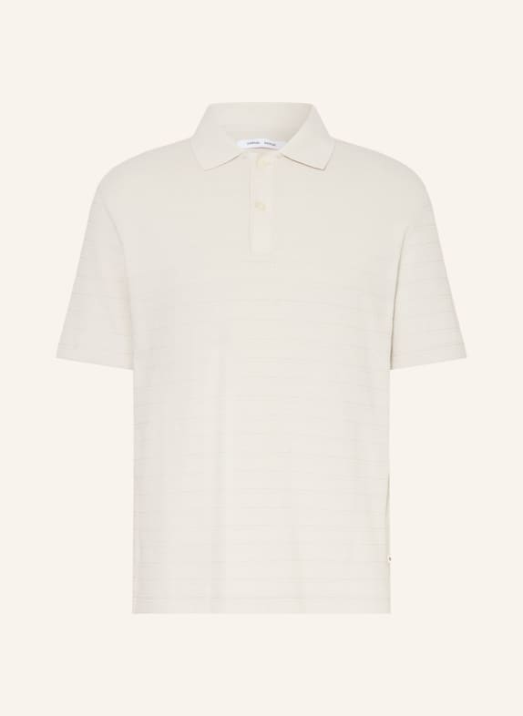 SAMSØE  SAMSØE Strick-Poloshirt SAJASE HELLGRAU