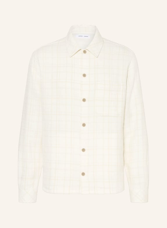 SAMSØE  SAMSØE Bouclé-Overshirt SADAMON ECRU / CREME