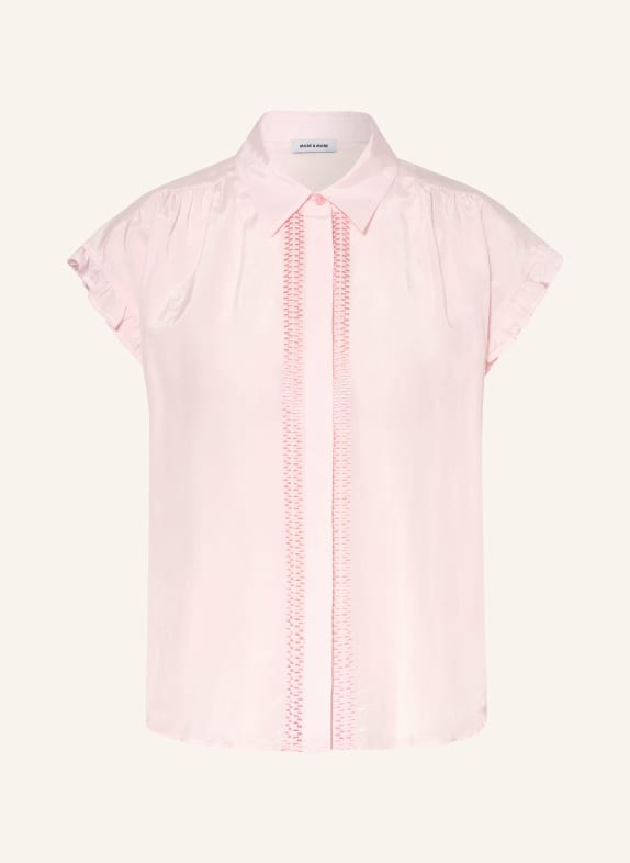 MORE & MORE Blouse met ruches ROSE CLAIR