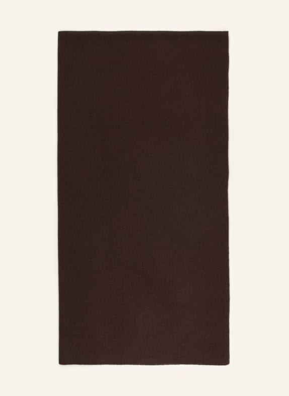 darling harbour cashmere scarf DARK BROWN