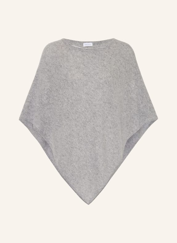 darling harbour cashmere poncho GREY MELANGE