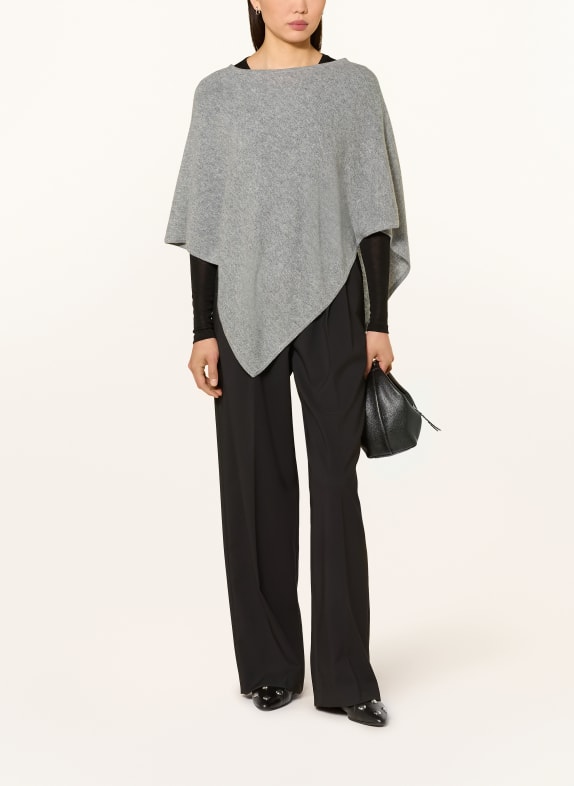 darling harbour Cashmere-Poncho GREY MELANGE