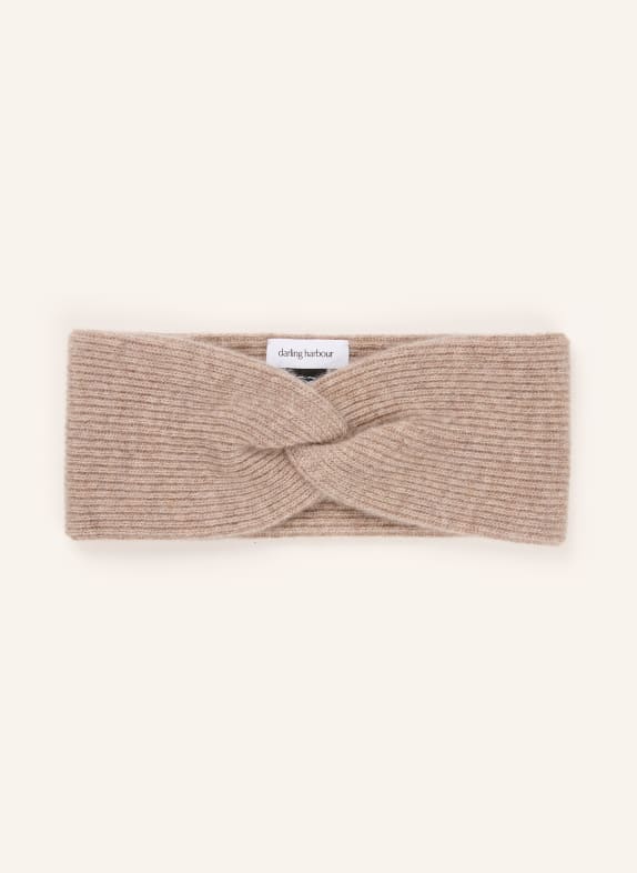 darling harbour Cashmere headband GREIGE MELANGE