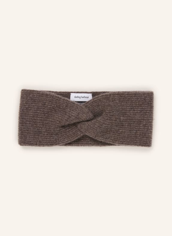 darling harbour Cashmere headband truffle melange