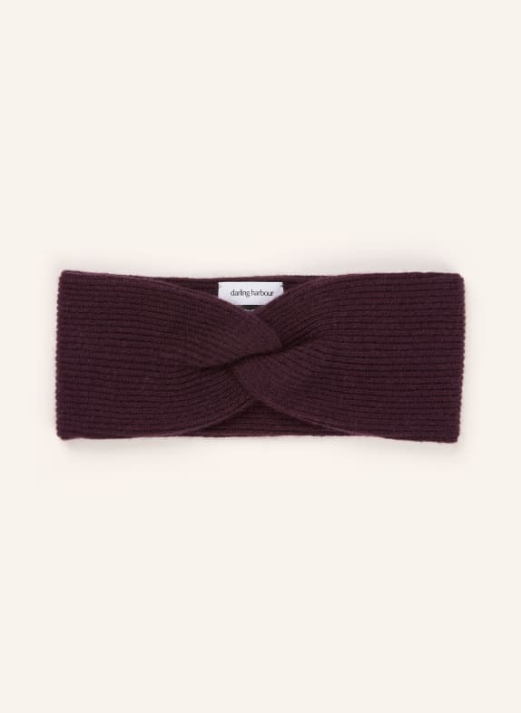 darling harbour Cashmere headband PLUM