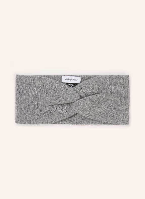 darling harbour Opaska z kaszmiru GREY MELANGE