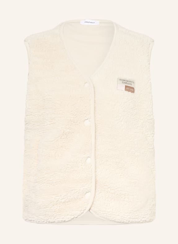 darling harbour Teddyfell-Weste OFFWHITE