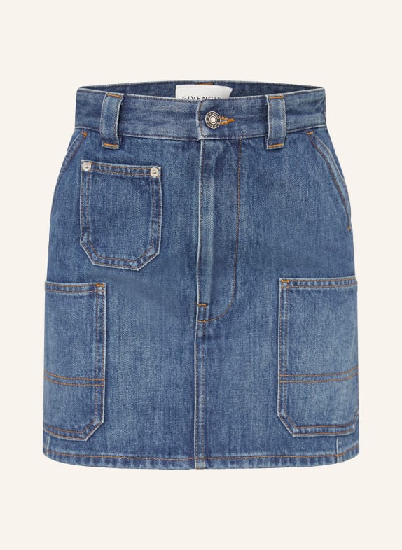 GIVENCHY Jeansrock BLAU